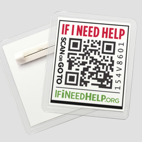 QR Code iD Pin